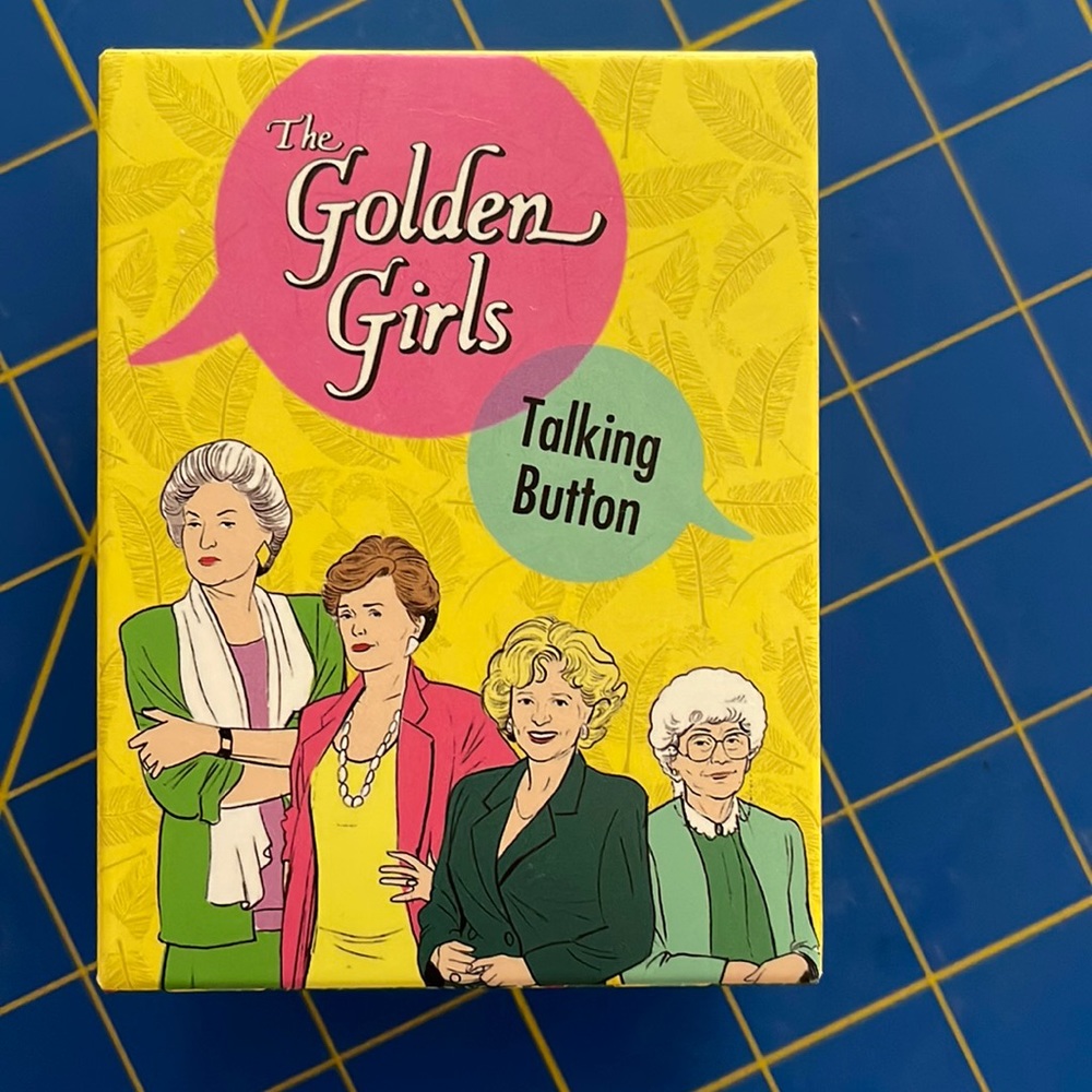 NIB Golden Girls talking button